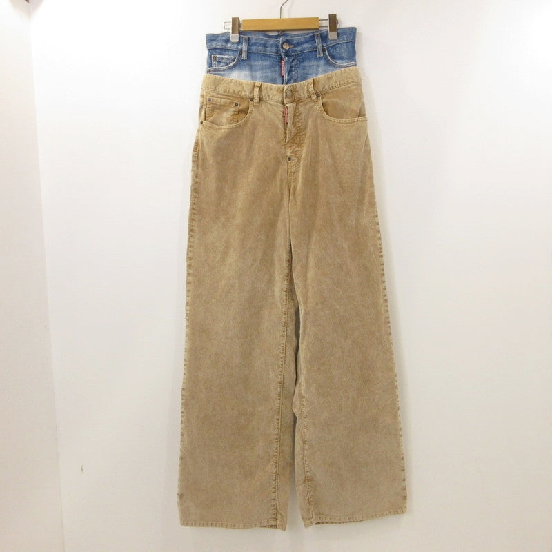 【中古】DSQUARED2 | ディースクエアード パンツ S72LB0678 ブラウン サイズ:38
