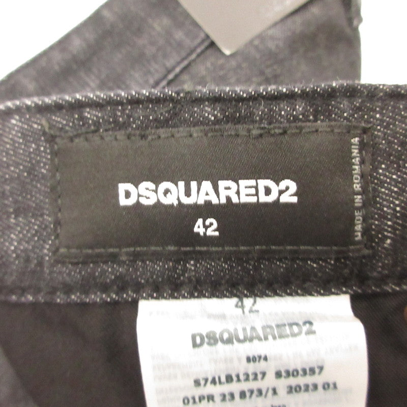 【中古】DSQUARED2 | ディースクエアード Cool Guy Jean デニムパンツ S74LB1227 ブラック サイズ:42