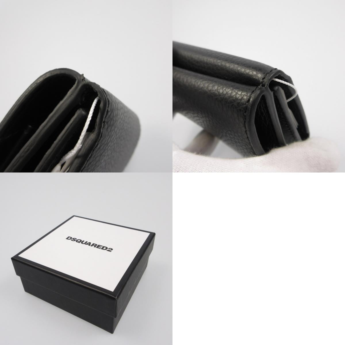 【中古】DSQUARED2 | ディースクエアード BOB TRI-FOLD WALLET 三つ折り財布 S82WA0043 ブラック
