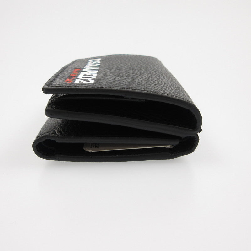 【中古】DSQUARED2 | ディースクエアード BOB TRI-FOLD WALLET 三つ折り財布 S82WA0043 ブラック