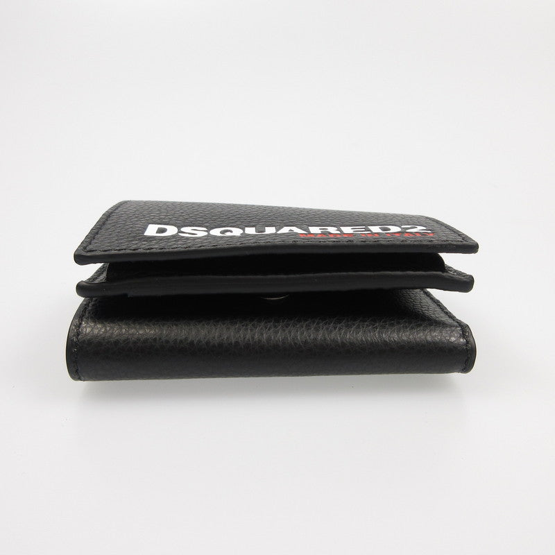 【中古】DSQUARED2 | ディースクエアード BOB TRI-FOLD WALLET 三つ折り財布 S82WA0043 ブラック
