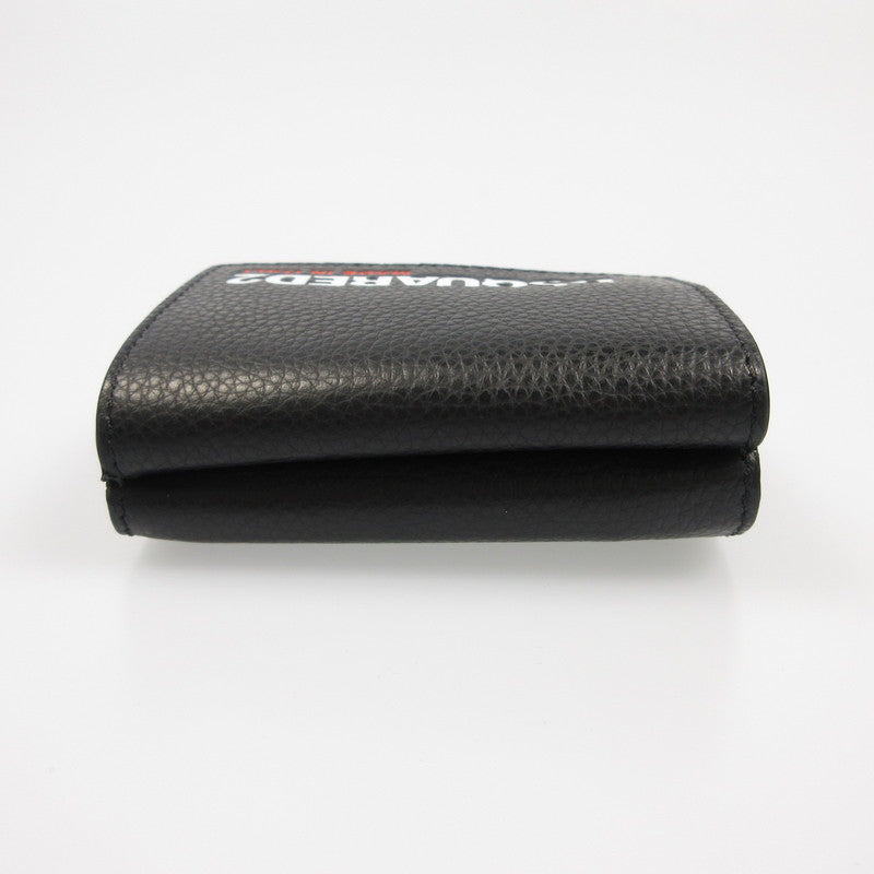 【中古】DSQUARED2 | ディースクエアード BOB TRI-FOLD WALLET 三つ折り財布 S82WA0043 ブラック