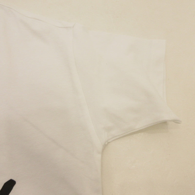 【中古】Herno | ヘルノ 手描き風ロゴプリントTシャツ 半袖Tシャツ JG000178D 2023S/S 国内正規品 ホワイト サイズ:40