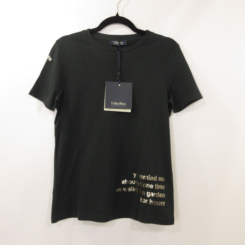 【中古】MAX MARA | マックスマーラ ARIS 半袖Tシャツ 2399760239600 S MAX MARA 2023S/S グリーン サイズ:M