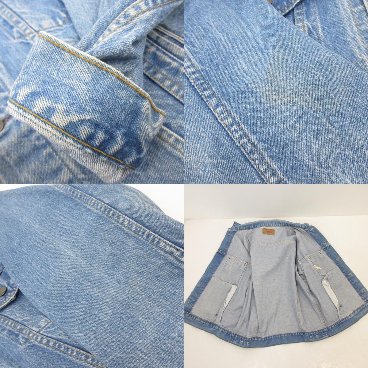 【中古】Levi's | リーバイス 3rd デニム 70507-0214 年式:80s USA製 ブルー サイズ:L