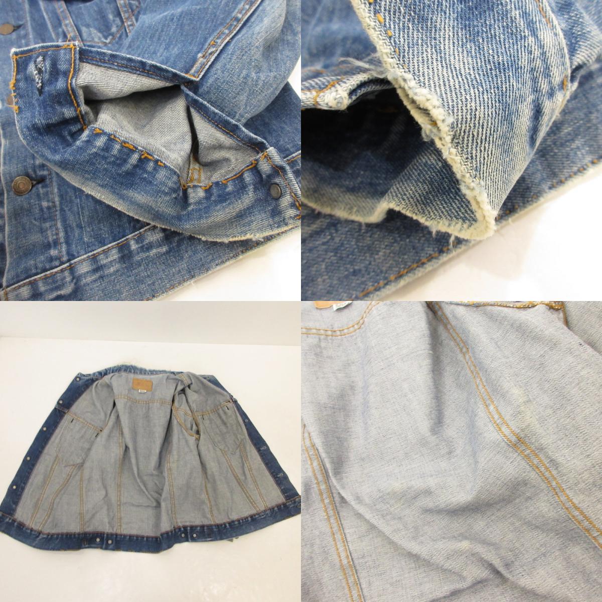 【中古】Levi's | リーバイス 4th デニム 70505-0217 年式:70s スモールe ブルー サイズ:不明