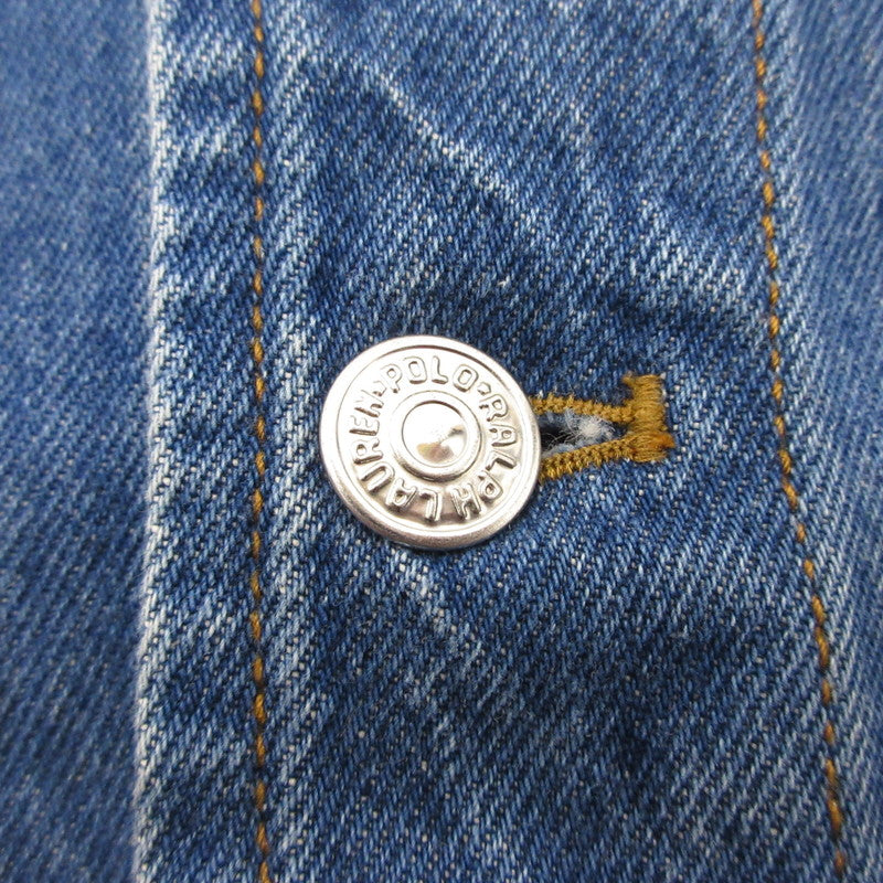 【中古】POLO RALPH LAUREN | ポロ・ラルフローレン デニム 年式:90s 白タグ ブルー サイズ:L