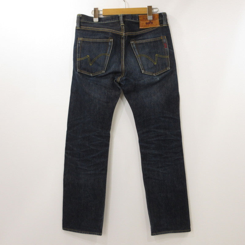 【中古】IRON HEART | アイアンハート 21ozセルビッチデニムスリムストレート デニムパンツ 666S-21 セルビッジ ブルー サイズ:31