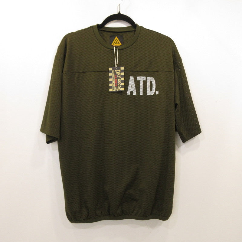 【中古】AT DIRTY | アットダーティー ATD MESH TEE 半袖シャツ オリーブ サイズ:S