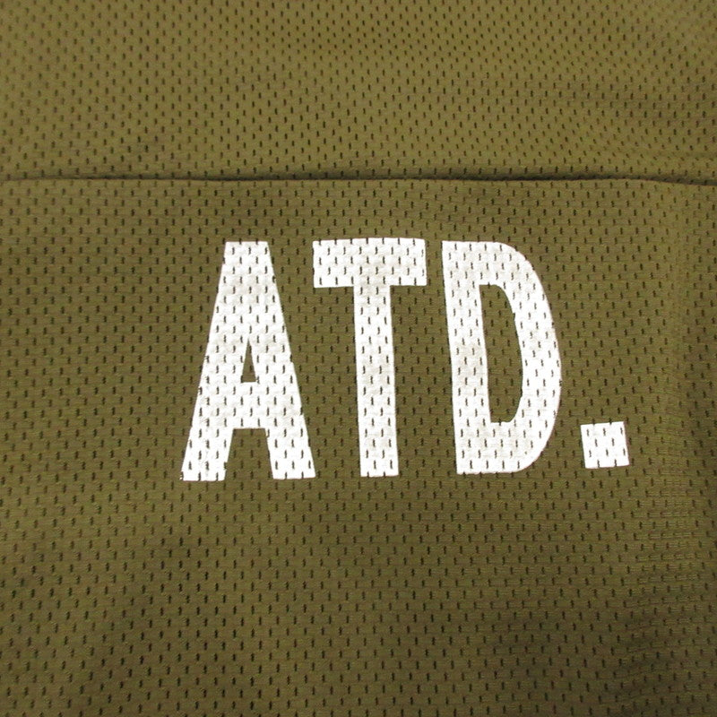 【中古】AT DIRTY | アットダーティー ATD MESH TEE 半袖シャツ オリーブ サイズ:S