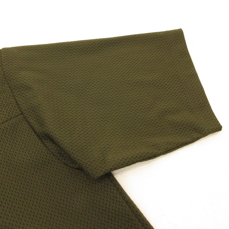 【中古】AT DIRTY | アットダーティー ATD MESH TEE 半袖シャツ オリーブ サイズ:S