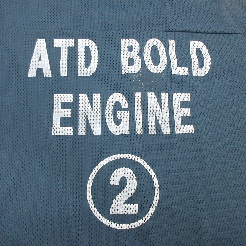 AT DIRTY ATD MESH TEE Short-Sleeve Shirt Blue Size: S