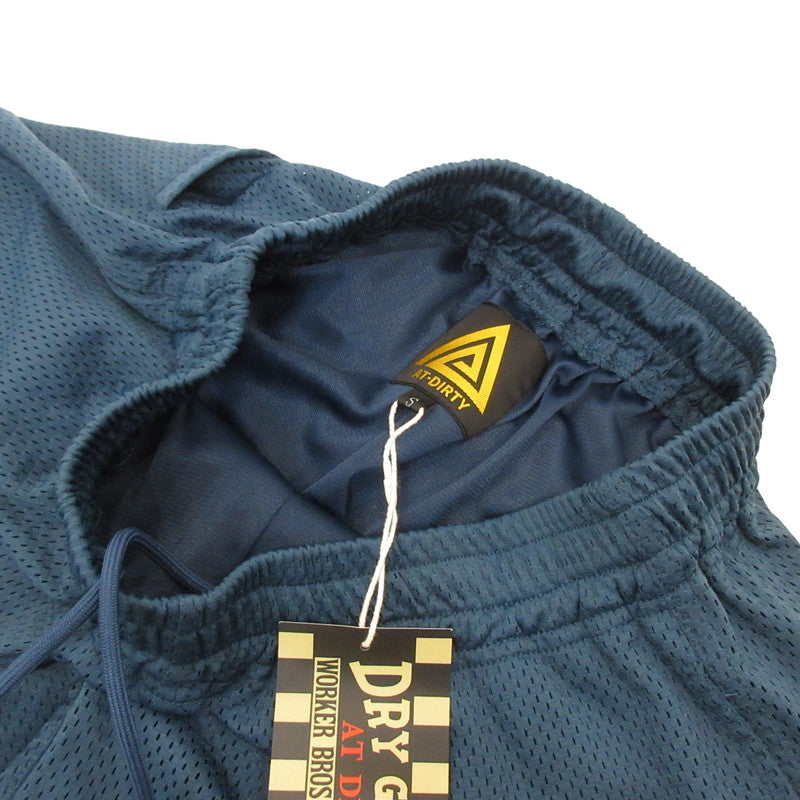【中古】AT DIRTY | アットダーティー ATD MESH SHORTS ショートパンツ ブルー サイズ:S