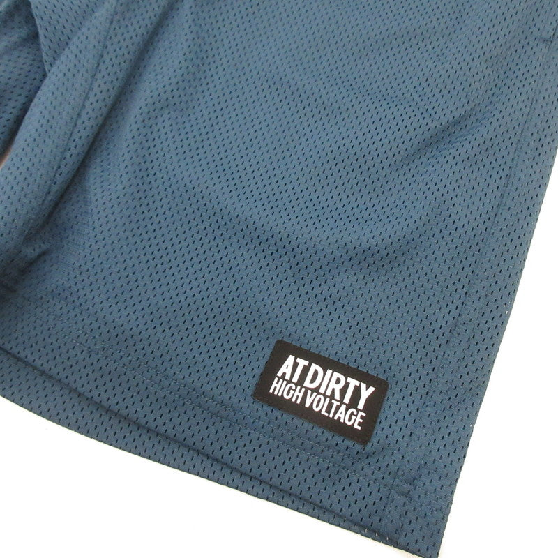 【中古】AT DIRTY | アットダーティー ATD MESH SHORTS ショートパンツ ブルー サイズ:S