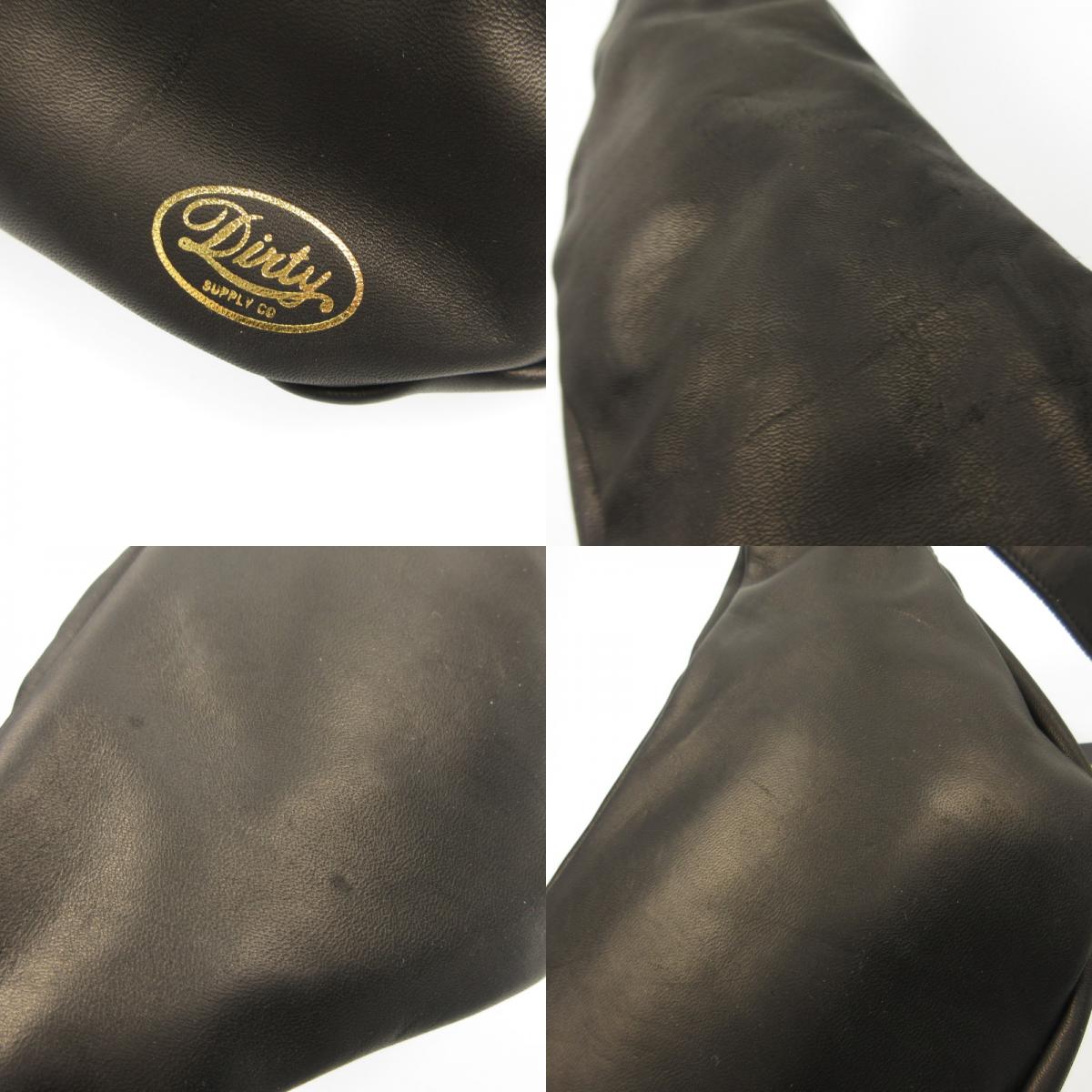 【中古】AT DIRTY | アットダーティー ANY DAYS BAG ウエストバッグ ブラック