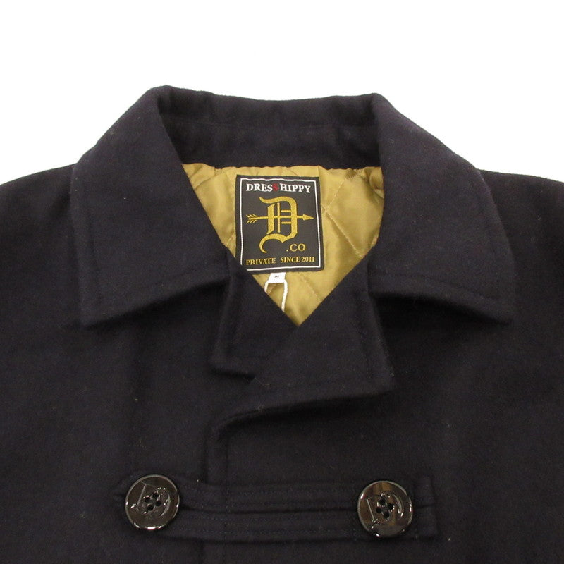 【中古】DRESS HIPPY | ドレスヒッピー DH DUFFLE COAT ダッフルコート ネイビー サイズ:M