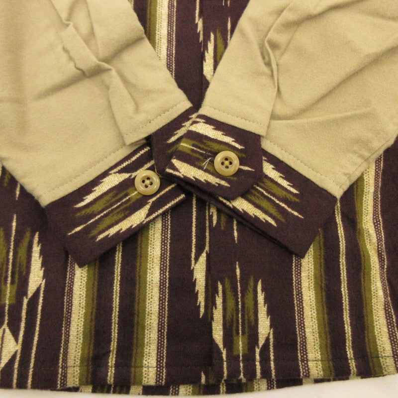 【中古】AT DIRTY | アットダーティー OLD NAVAJO L/S SHIRT 長袖シャツ サイズ:M