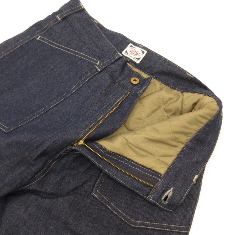 【中古】AT DIRTY | アットダーティー ATD QUILTING PANTS デニムパンツ ブルー サイズ:M
