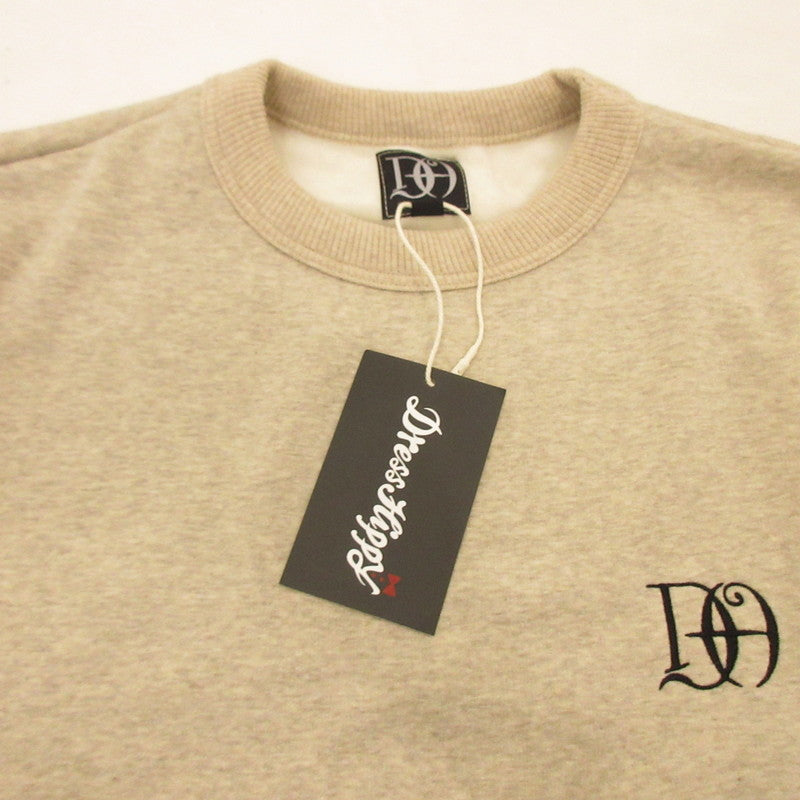 【中古】DRESS HIPPY | ドレスヒッピー ROYAL CREW SWEAT スウェット グレー サイズ:M