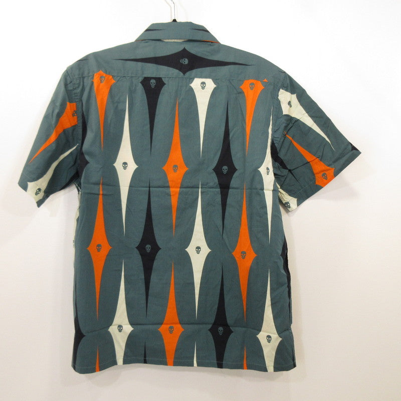 【中古】DRESS HIPPY | ドレスヒッピー 50'S SKULL S/S SHIRT 半袖シャツ サイズ:L