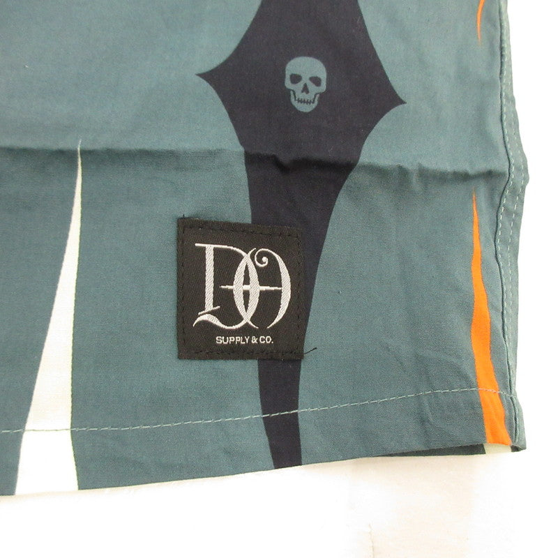 【中古】DRESS HIPPY | ドレスヒッピー 50'S SKULL S/S SHIRT 半袖シャツ サイズ:L