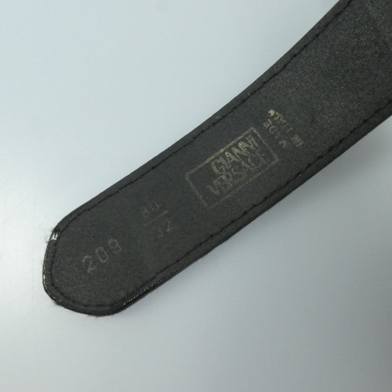 【中古】VERSACE | ヴェルサーチ 4連メデューサバックル ベルト サイズ:80/32