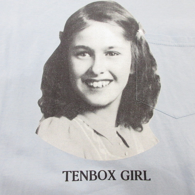 【中古】10匣(TENBOX) | テンボックス GIRL L/S TEE 長袖Tシャツ ブルー サイズ:M
