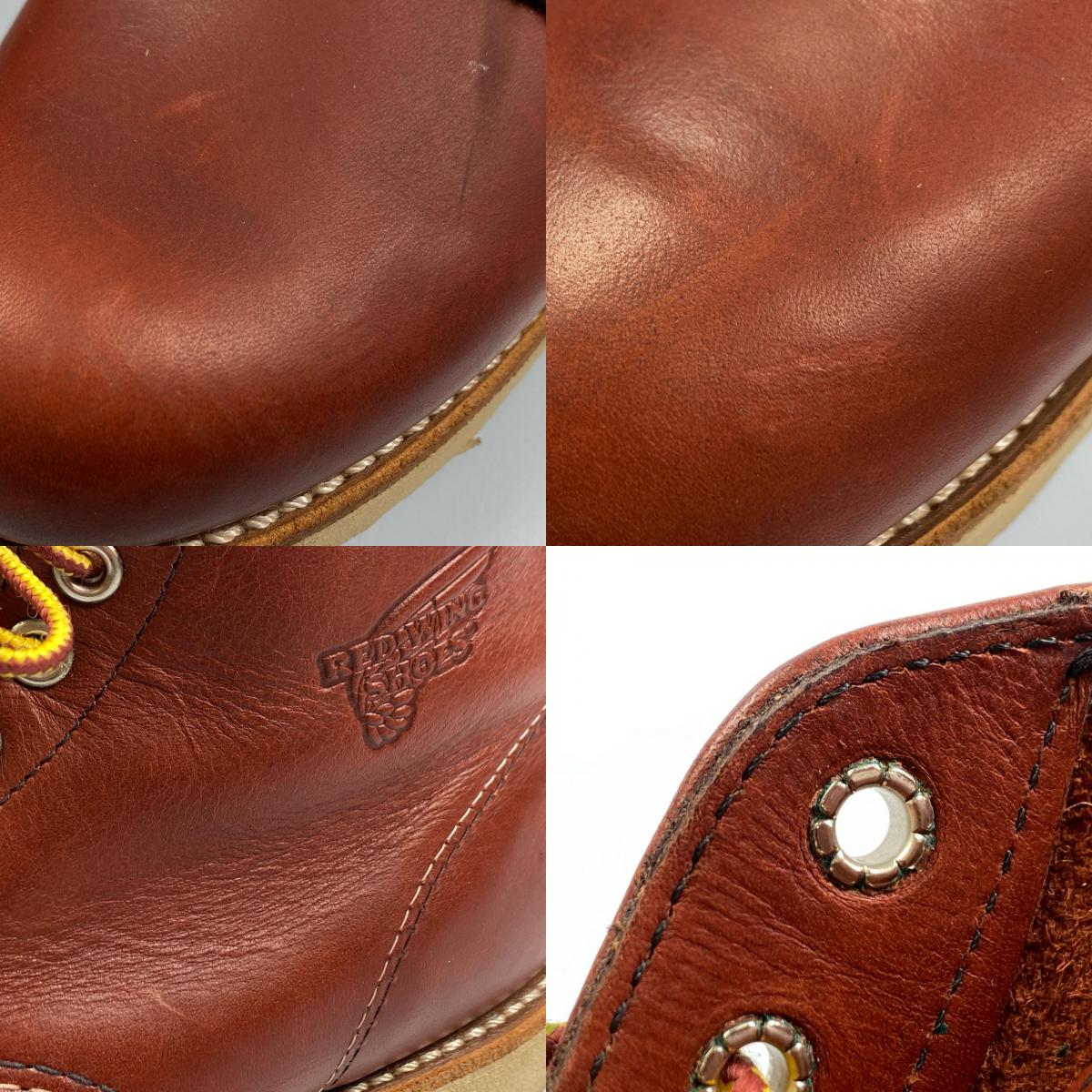 【中古】RED WING | レッドウィング 6INCH ROUND TOE BOOT ブーツ 9105 2012年製 27.0cm ボルドー/バーガンディー 27cm