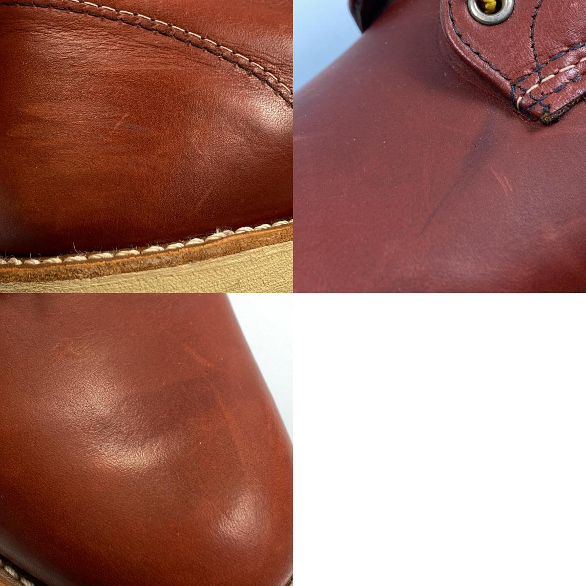 【中古】RED WING | レッドウィング 6INCH ROUND TOE BOOT ブーツ 9105 2012年製 27.0cm ボルドー/バーガンディー 27cm