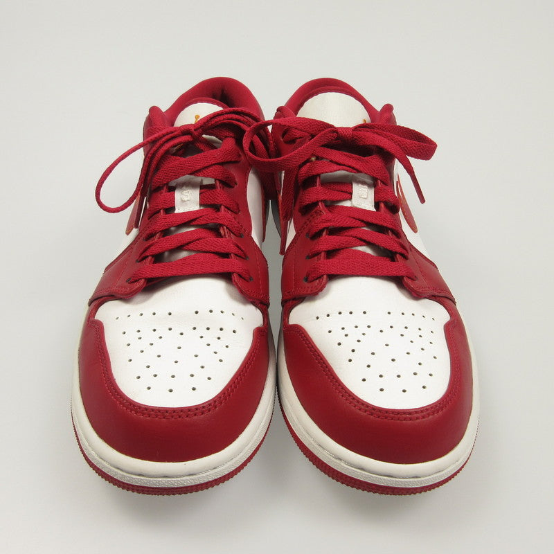 【中古】NIKE | ナイキ AIR JORDAN 1 LOW スニーカー 553558-607 2022S/S レッド 27.5cm