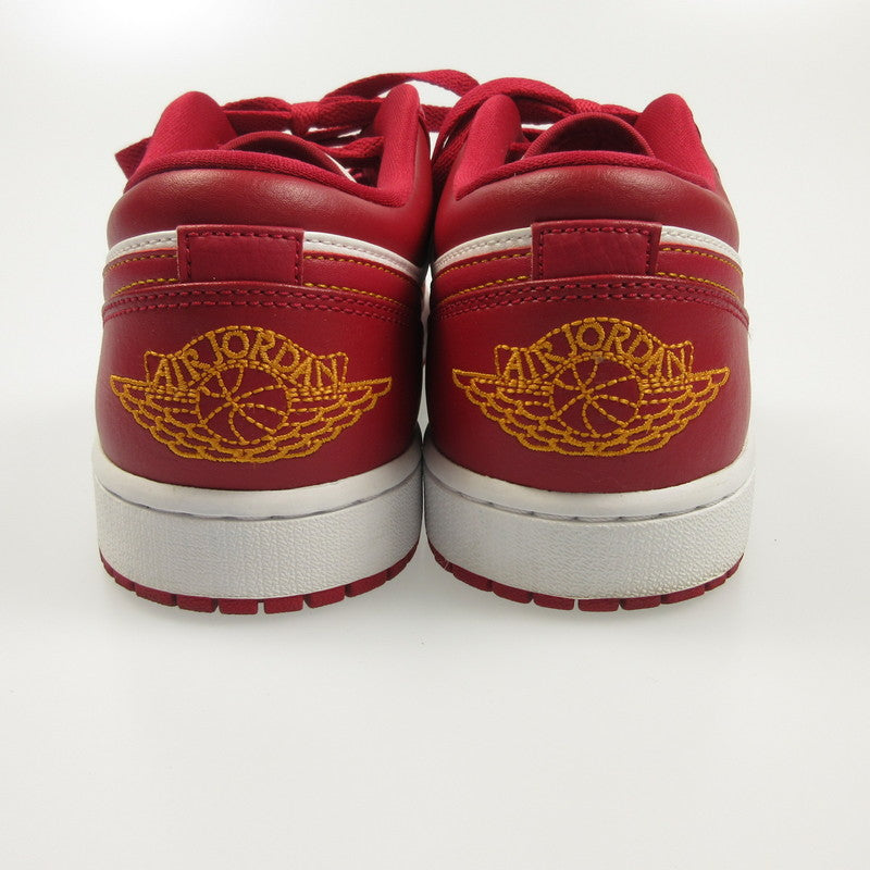 【中古】NIKE | ナイキ AIR JORDAN 1 LOW スニーカー 553558-607 2022S/S レッド 27.5cm