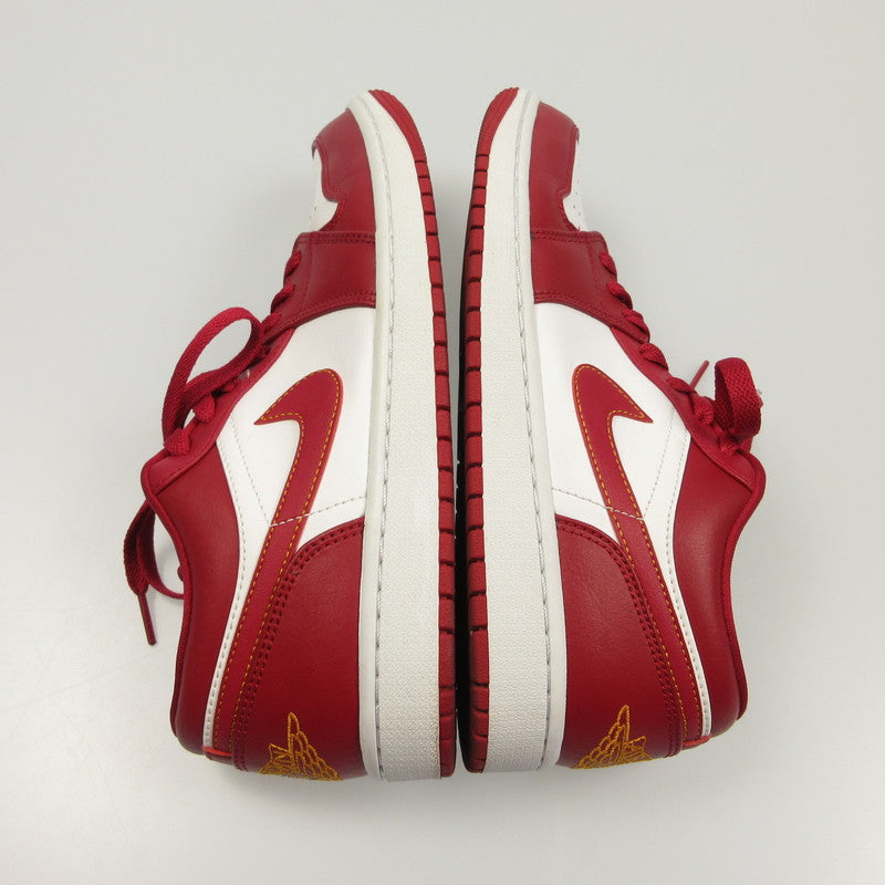 【中古】NIKE | ナイキ AIR JORDAN 1 LOW スニーカー 553558-607 2022S/S レッド 27.5cm