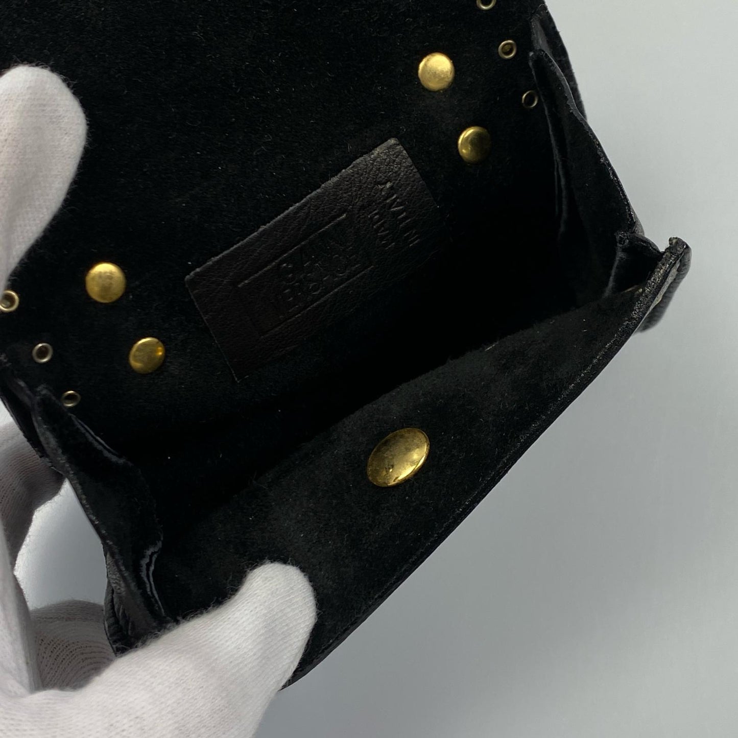 【中古】VERSACE | ヴェルサーチ メデューサスタッズ ポーチ