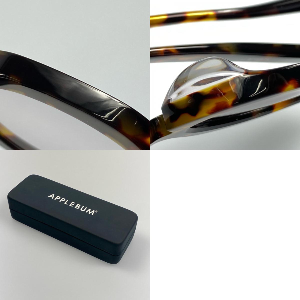 【中古】APPLEBUM | アップルバム LGA SUNGLASSES メガネ 251100111 伊達メガネ 2025S/S 43□23 ブラウン