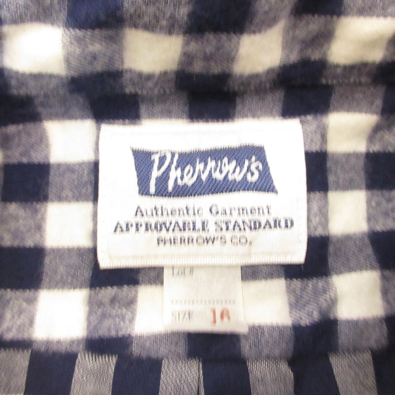 【中古】Pherrow's | フェローズ FLANNEL BUTTON DOWN SHIRT 長袖シャツ PBD2 サイズ:XL