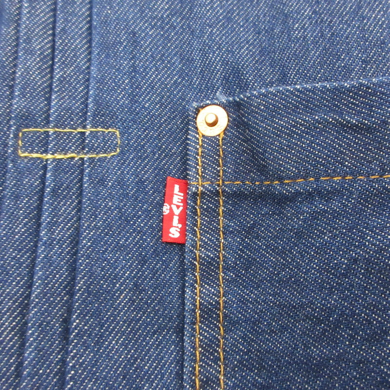 【中古】Levi's | リーバイス ヴィンテージプリーツトラッカージャケット デニム 001SA-0000 ネイビー サイズ:L