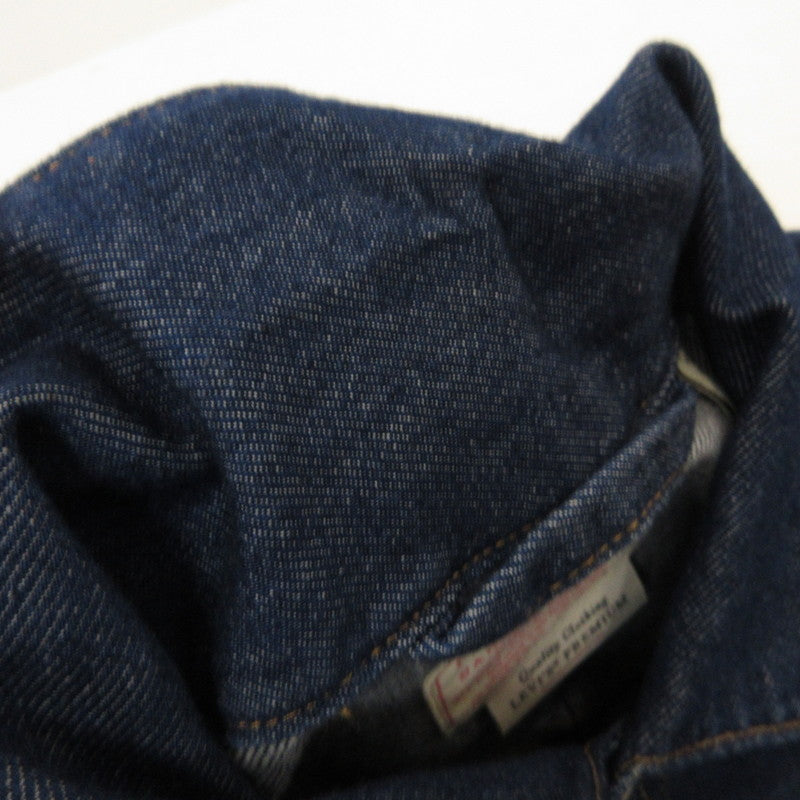 【中古】Levi's | リーバイス ヴィンテージプリーツトラッカージャケット デニム 001SA-0000 ネイビー サイズ:L