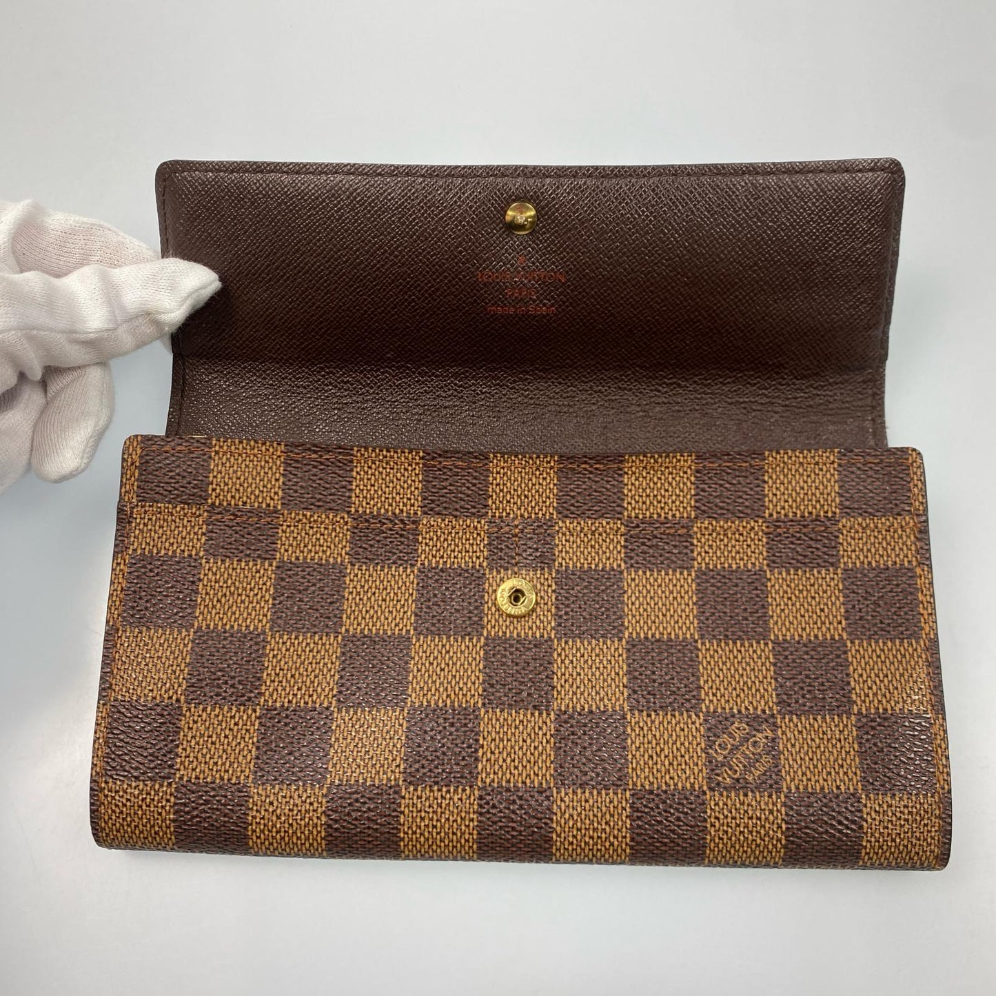 【中古】LOUIS VUITTON | ルイ・ヴィトン ポシェットポルトモネクレディ 長財布 N61724