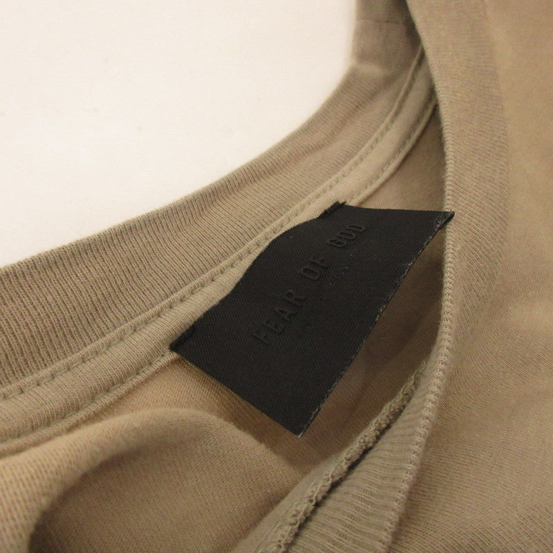 【中古】FEAR OF GOD | フィアオブゴッド VINTAGE CONCRETE 半袖Tシャツ FG50-025 CTJ 7th Collection ベージュ サイズ:M