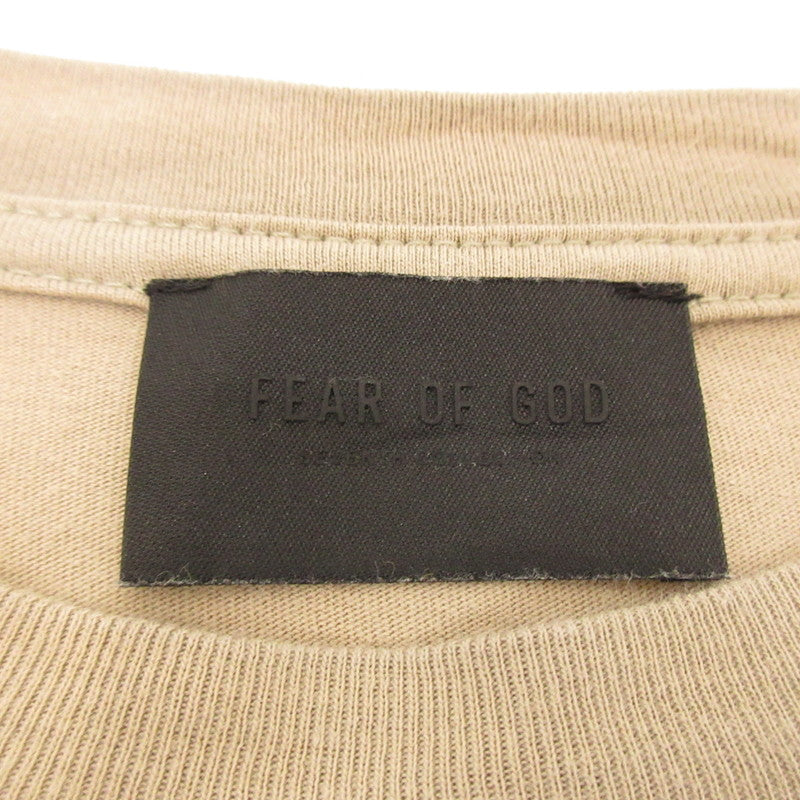 【中古】FEAR OF GOD | フィアオブゴッド VINTAGE CONCRETE 半袖Tシャツ FG50-025 CTJ 7th Collection ベージュ サイズ:M