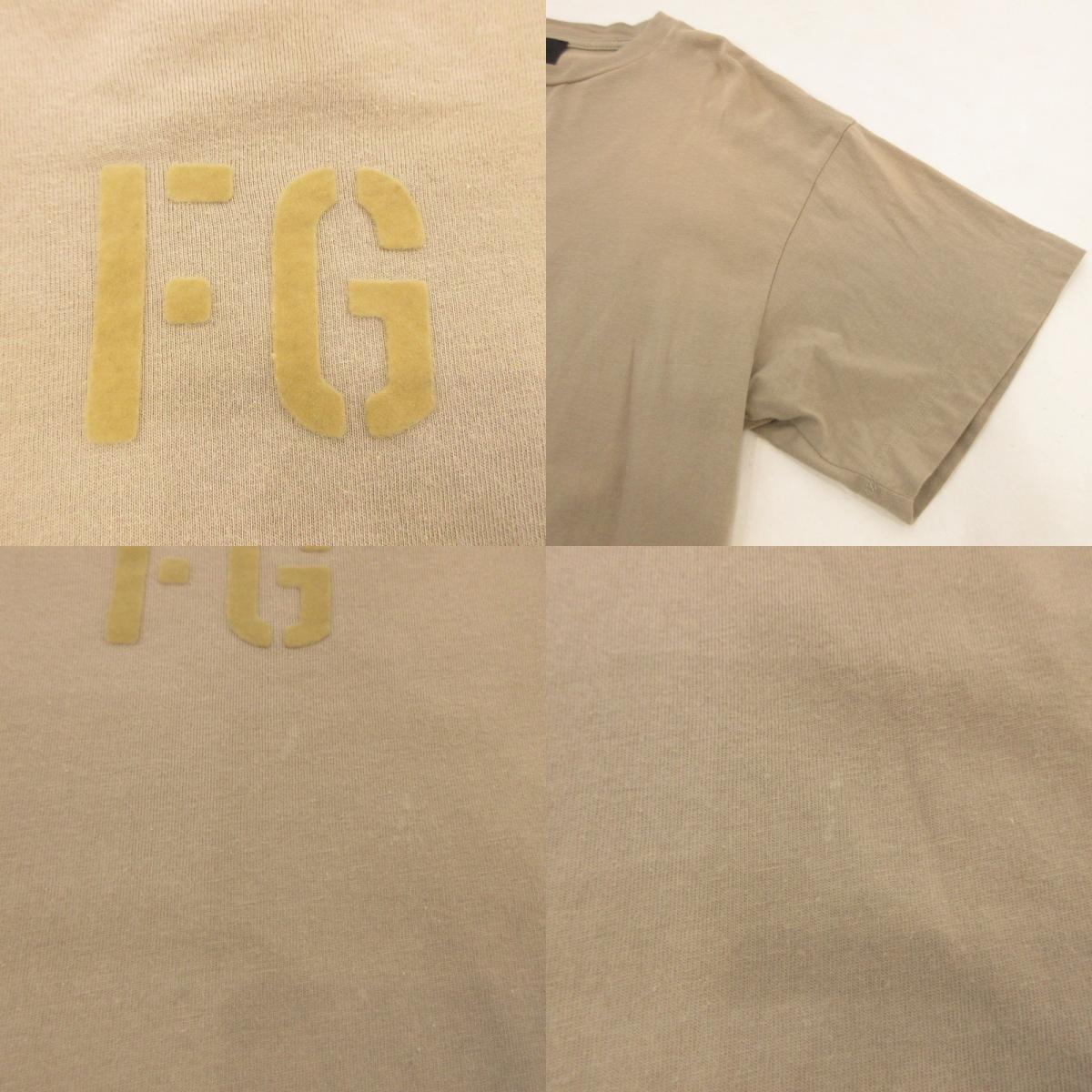 【中古】FEAR OF GOD | フィアオブゴッド VINTAGE CONCRETE 半袖Tシャツ FG50-025 CTJ 7th Collection ベージュ サイズ:M