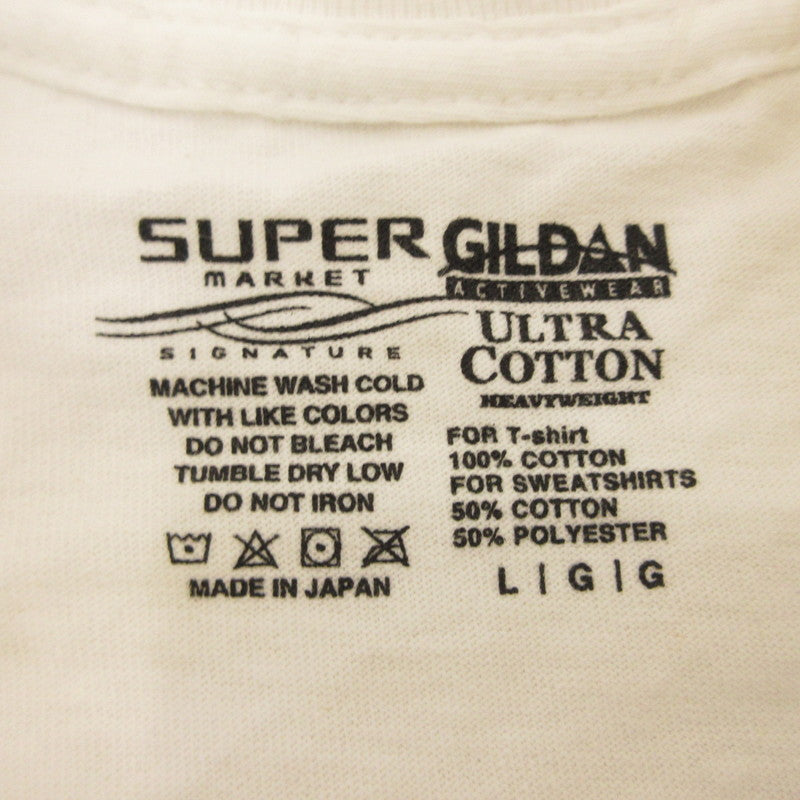 【中古】URBAN RESEARCH | アーバンリサーチ SUPERMARKET SMアップルTシャツ 半袖Tシャツ BSM45-SMV-03 2024S/S ホワイト サイズ:L