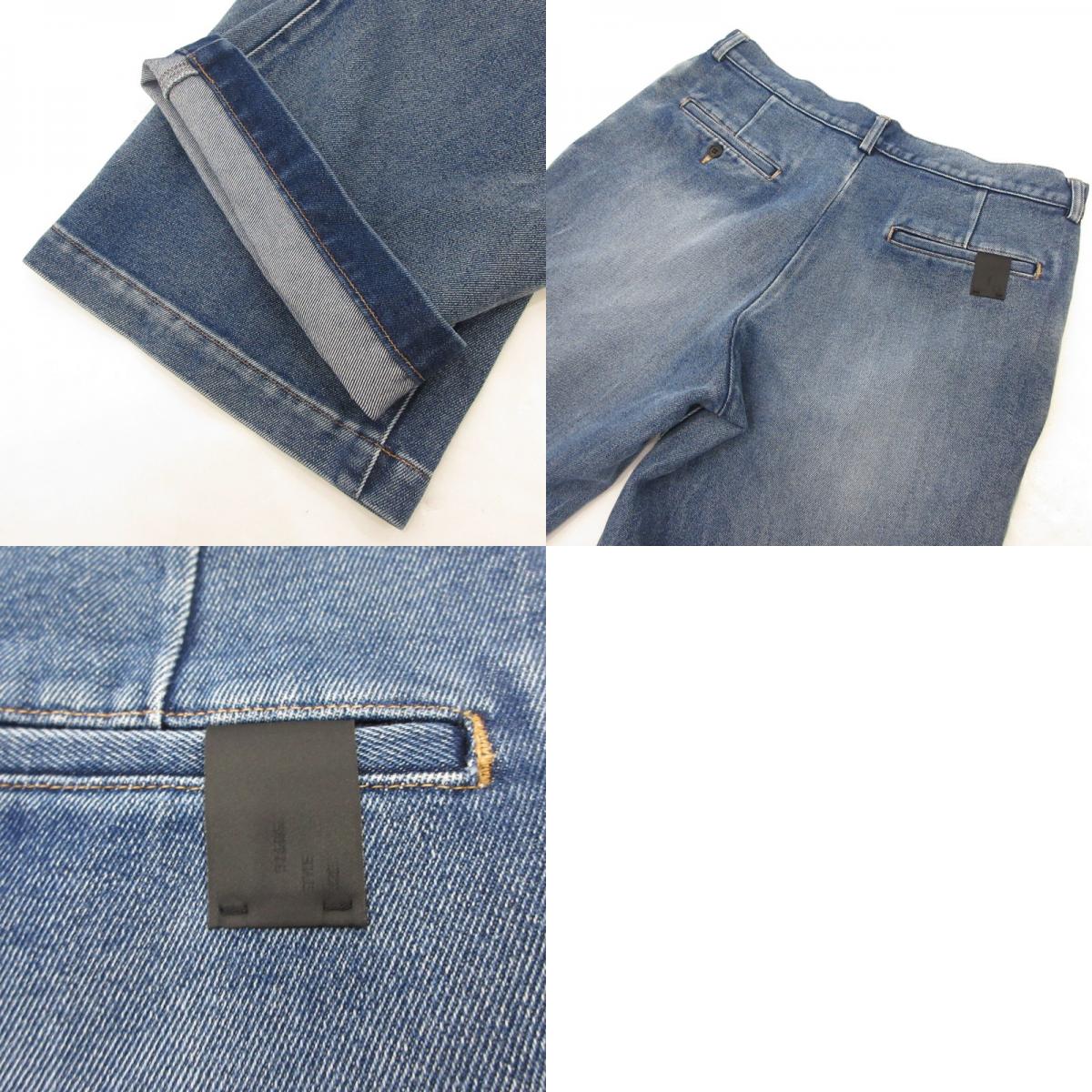 【中古】N.HOOLYWOOD | エヌハリウッド WIDE PANTS デニムパンツ 2242-PT24-020 ブルー サイズ:40
