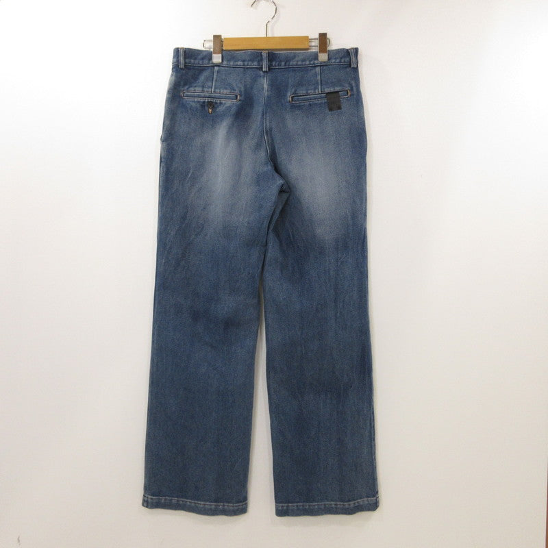 【中古】N.HOOLYWOOD | エヌハリウッド WIDE PANTS デニムパンツ 2242-PT24-020 ブルー サイズ:40