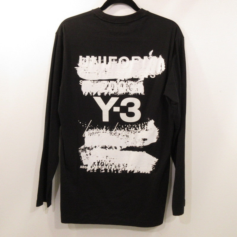 【中古】Y-3 | ワイスリー U GFX LS TEE 長袖Tシャツ JN4880 ブラック サイズ:XS