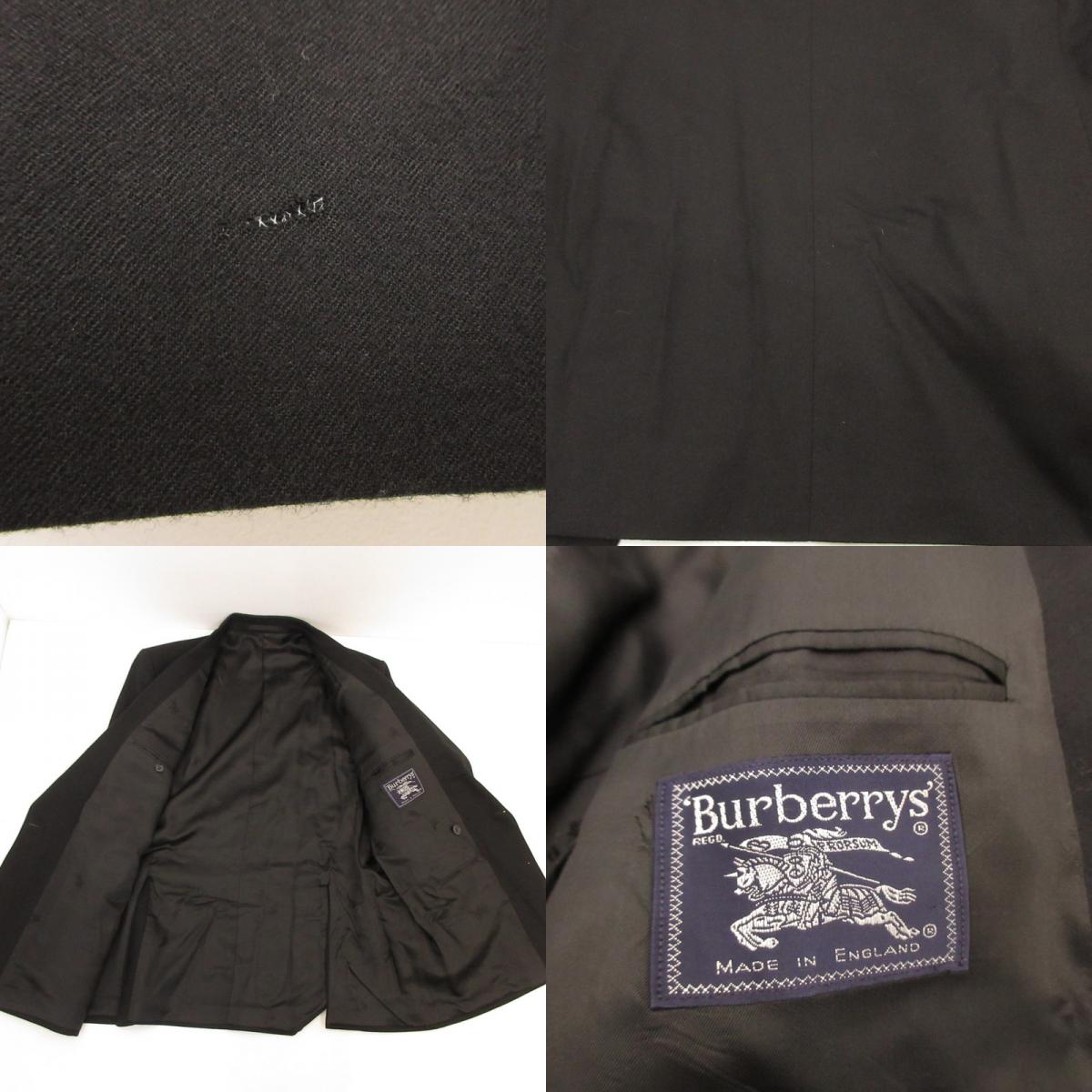 【中古】Burberrys | バーバリーズ 金ボタンダブルブレストジャケット テーラードジャケット 年式:90s ブラック