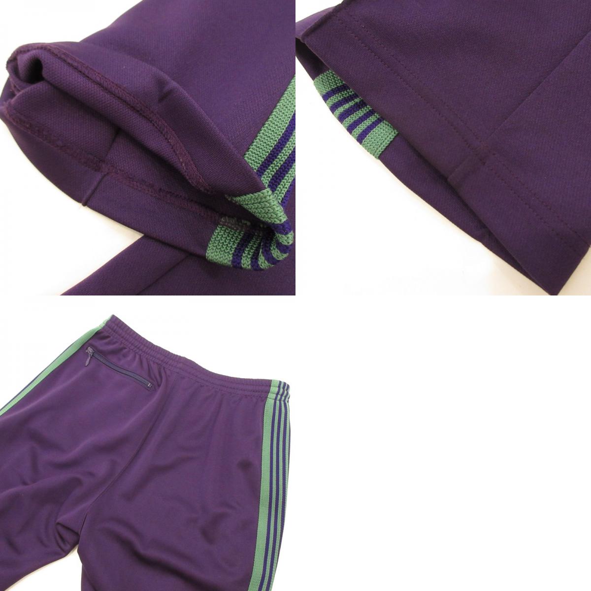 【中古】Needles | ニードルス Narrow Track Pant - Poly Smooth パンツ IN182 パープル サイズ:S