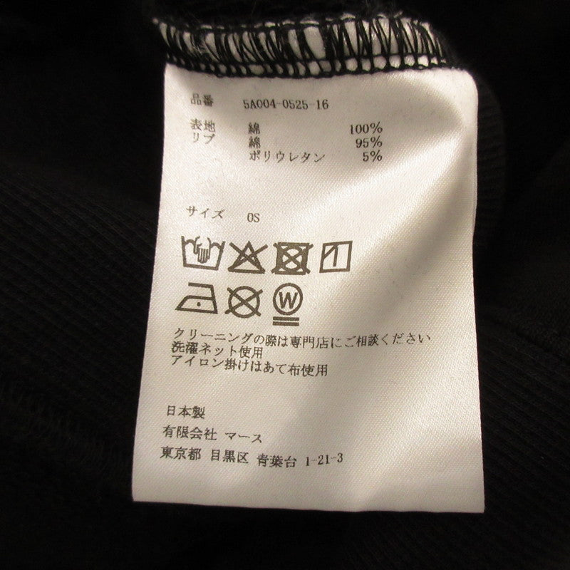 JOHN LAWRENCE SULLIVAN | ジョンローレンスサリバン TWIN SPEAK DOCKING SWEAT PULLOVER スウェット 5A004-0525-16 ブラック