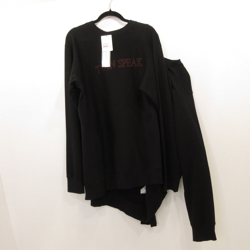 【中古】JOHN LAWRENCE SULLIVAN | ジョンローレンスサリバン TWIN SPEAK DOCKING SWEAT PULLOVER スウェット 5A004-0525-16 ブラック