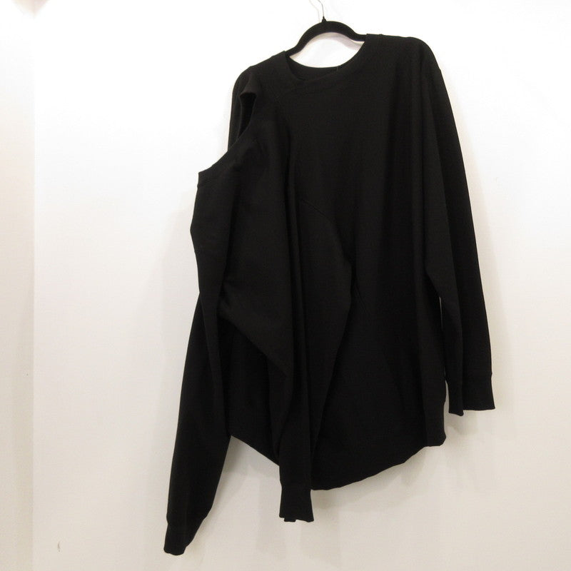 【中古】JOHN LAWRENCE SULLIVAN | ジョンローレンスサリバン TWIN SPEAK DOCKING SWEAT PULLOVER スウェット 5A004-0525-16 ブラック